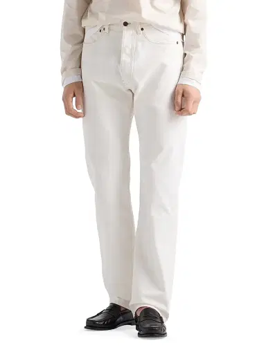 Prada Men's Old Denim Five-Pocket Jeans - White - Size 34 | Thumbnail 2 Prada Men's Old Denim Five-Pocket Jeans - White - Size 34 | Thumbnail 2