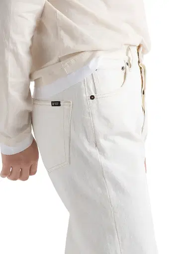 Prada Men's Old Denim Five-Pocket Jeans - White - Size 34 | Thumbnail 5 Prada Men's Old Denim Five-Pocket Jeans - White - Size 34 | Thumbnail 5