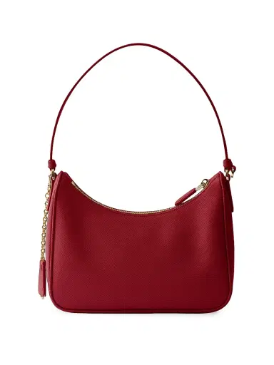 Prada Women's Re-Edition 2005 Saffiano Leather Shoulder Bag - Red | Thumbnail 3 Prada Women's Re-Edition 2005 Saffiano Leather Shoulder Bag - Red | Thumbnail 3