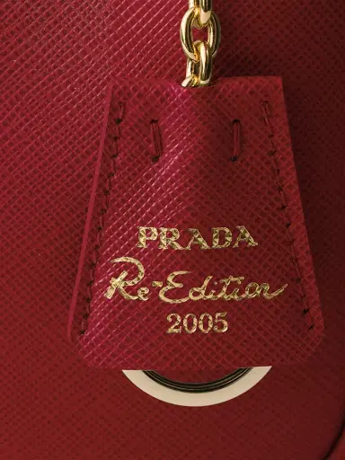 Prada Women's Re-Edition 2005 Saffiano Leather Shoulder Bag - Red | Thumbnail 6 Prada Women's Re-Edition 2005 Saffiano Leather Shoulder Bag - Red | Thumbnail 6