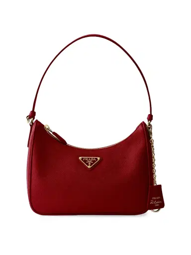 Prada Women's Re-Edition 2005 Saffiano Leather Shoulder Bag - Red | Thumbnail 1 Prada Women's Re-Edition 2005 Saffiano Leather Shoulder Bag - Red | Thumbnail 1