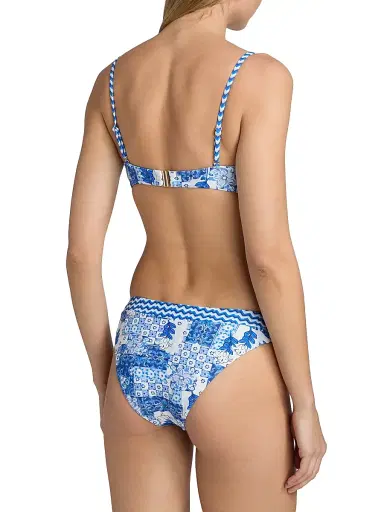Ramy Brook Women's Mona Printed Bikini Top - Ocean Combo | Thumbnail 4 Ramy Brook Women's Mona Printed Bikini Top - Ocean Combo | Thumbnail 4