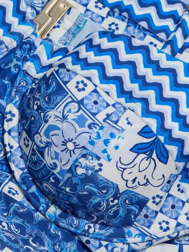Ramy Brook Women's Mona Printed Bikini Top - Ocean Combo | Thumbnail 6 Ramy Brook Women's Mona Printed Bikini Top - Ocean Combo | Thumbnail 6