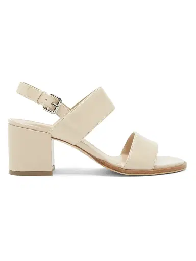 La Canadienne Women's Flemming 60MM Leather Block-Heel Sandals | Thumbnail 1 La Canadienne Women's Flemming 60MM Leather Block-Heel Sandals | Thumbnail 1