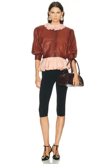 Chloé Organic Silk Floral Jacquard Top | Thumbnail 4 Chloé Organic Silk Floral Jacquard Top | Thumbnail 4