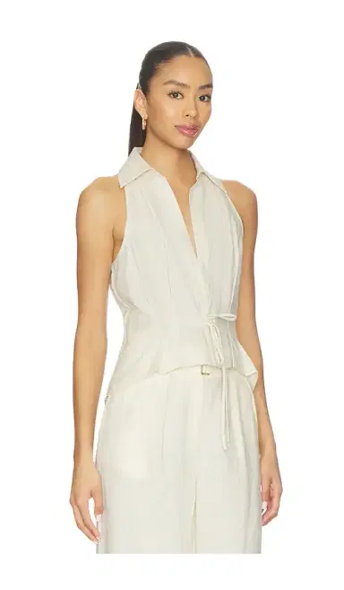 HEVRON Sloan Linen Vest | Thumbnail 2 HEVRON Sloan Linen Vest | Thumbnail 2