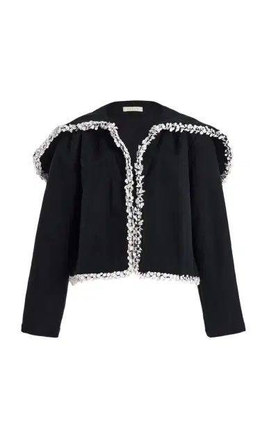 Diotima Exclusive Shell-Trimmed Cotton Jacket | Thumbnail 1 Diotima Exclusive Shell-Trimmed Cotton Jacket | Thumbnail 1