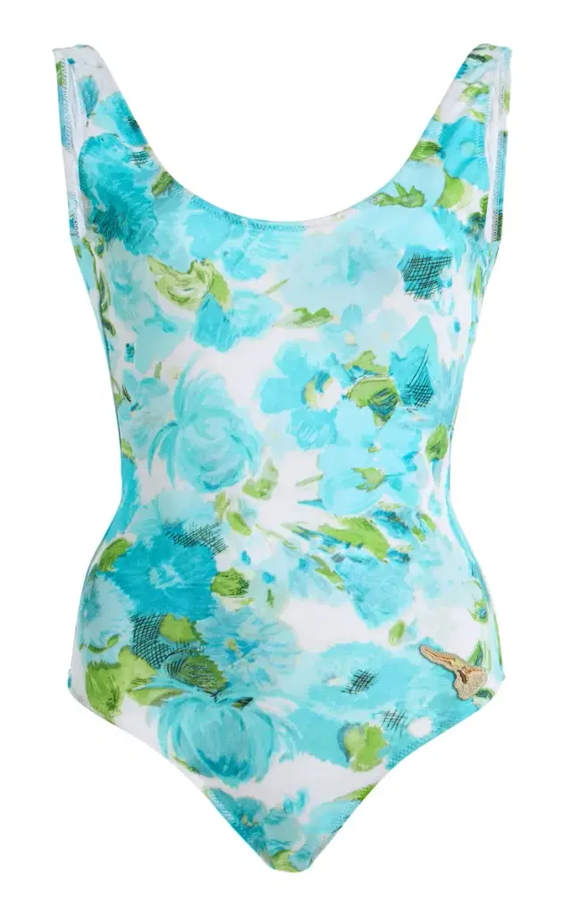 Floral-Print One-Piece Swimsuit Floral-Print One-Piece Swimsuit