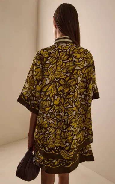 ALÉMAIS Mona Printed Hemp Shirt | Thumbnail 4 ALÉMAIS Mona Printed Hemp Shirt | Thumbnail 4