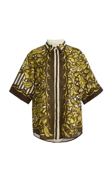 ALÉMAIS Mona Printed Hemp Shirt | Thumbnail 7 ALÉMAIS Mona Printed Hemp Shirt | Thumbnail 7
