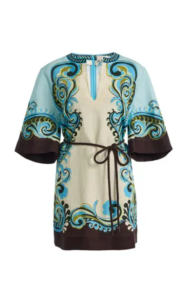 ALÉMAIS Natalia Printed Linen Mini Dress | Thumbnail 1 ALÉMAIS Natalia Printed Linen Mini Dress | Thumbnail 1