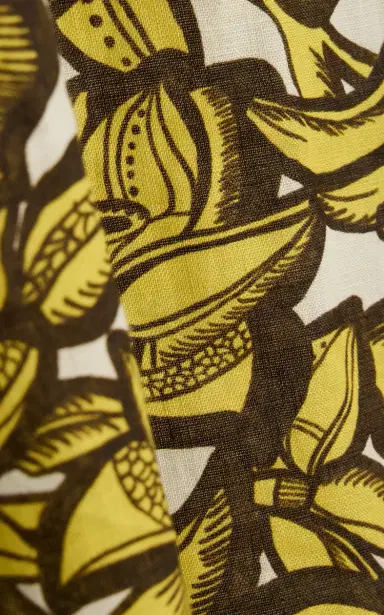 ALÉMAIS Mona Printed Hemp Midi Dress | Thumbnail 5 ALÉMAIS Mona Printed Hemp Midi Dress | Thumbnail 5