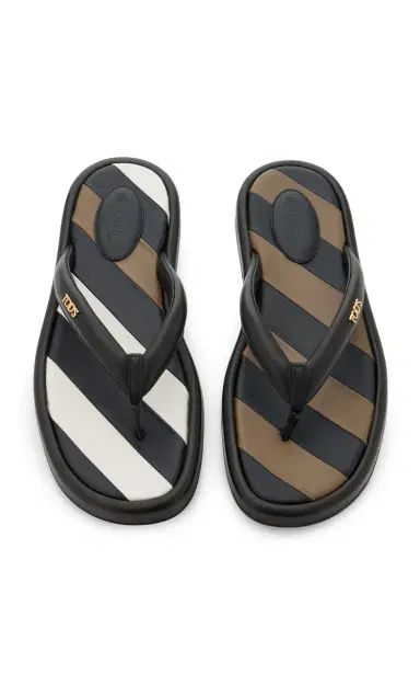 Tod's Leather Thong Sandals | Thumbnail 3 Tod's Leather Thong Sandals | Thumbnail 3