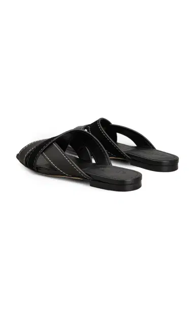 Tod's Leather Sandals | Thumbnail 4 Tod's Leather Sandals | Thumbnail 4