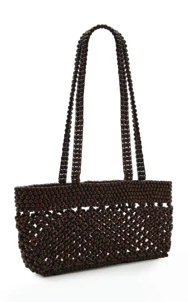 Cordera Wood-Beaded Mini Bag | Thumbnail 3 Cordera Wood-Beaded Mini Bag | Thumbnail 3
