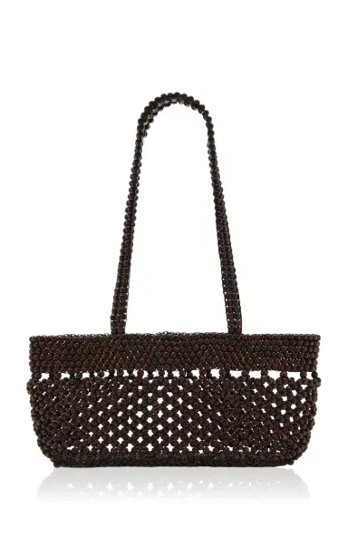 Cordera Wood-Beaded Mini Bag | Thumbnail 1 Cordera Wood-Beaded Mini Bag | Thumbnail 1