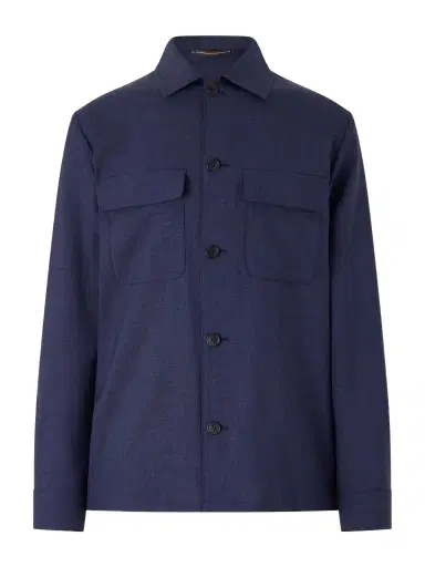 Slowear Wool, Silk and Linen-Blend Overshirt - Men | Thumbnail 1 Slowear Wool, Silk and Linen-Blend Overshirt - Men | Thumbnail 1