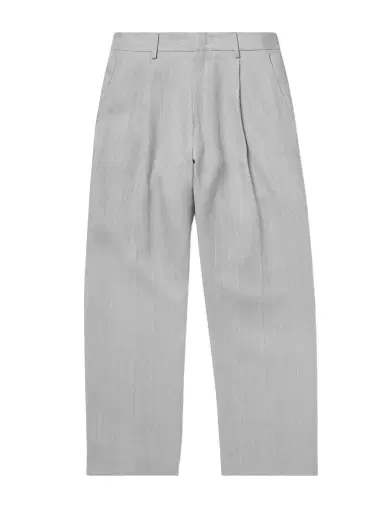 NN07 Kay 1455 Straight-Leg Pleated Pinstriped Linen Trousers - Men | Thumbnail 1 NN07 Kay 1455 Straight-Leg Pleated Pinstriped Linen Trousers - Men | Thumbnail 1