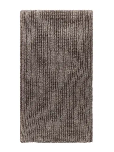 John Smedley Stark Ribbed Recycled-Cashmere and Wool-Blend Scarf - Men | Thumbnail 1 John Smedley Stark Ribbed Recycled-Cashmere and Wool-Blend Scarf - Men | Thumbnail 1