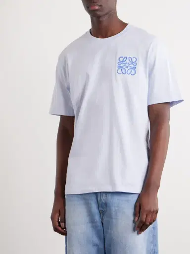 Loewe Paula's Ibiza Logo-Embroidered Cotton T-Shirt - Men | Thumbnail 3 Loewe Paula's Ibiza Logo-Embroidered Cotton T-Shirt - Men | Thumbnail 3