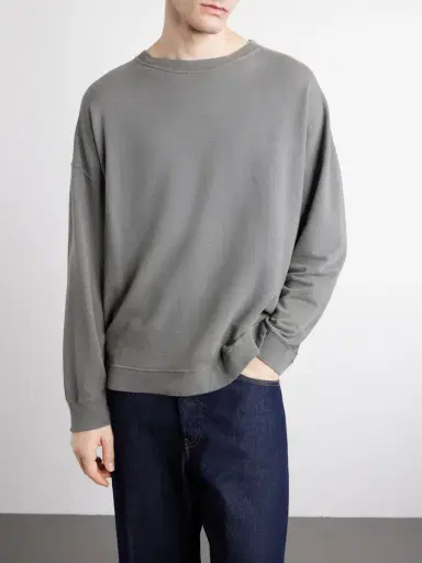 Our Legacy Slack Cotton-Blend Jersey Sweatshirt - Men | Thumbnail 3 Our Legacy Slack Cotton-Blend Jersey Sweatshirt - Men | Thumbnail 3