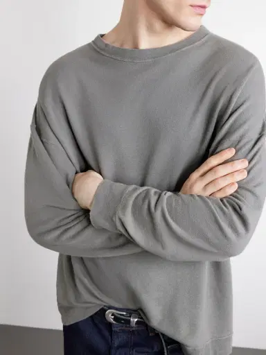 Our Legacy Slack Cotton-Blend Jersey Sweatshirt - Men | Thumbnail 6 Our Legacy Slack Cotton-Blend Jersey Sweatshirt - Men | Thumbnail 6