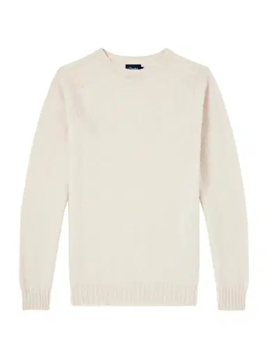 Drake's Brushed Shetland Wool Sweater - Men | Thumbnail 1 Drake's Brushed Shetland Wool Sweater - Men | Thumbnail 1