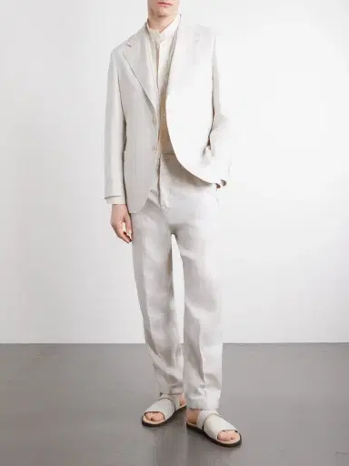 Brunello Cucinelli Linen-Twill Suit Jacket - Men | Thumbnail 2 Brunello Cucinelli Linen-Twill Suit Jacket - Men | Thumbnail 2