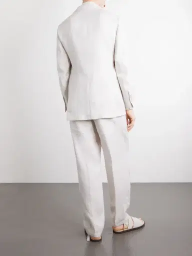 Brunello Cucinelli Linen-Twill Suit Jacket - Men | Thumbnail 4 Brunello Cucinelli Linen-Twill Suit Jacket - Men | Thumbnail 4