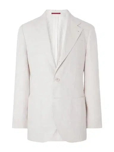 Brunello Cucinelli Linen-Twill Suit Jacket - Men | Thumbnail 1 Brunello Cucinelli Linen-Twill Suit Jacket - Men | Thumbnail 1