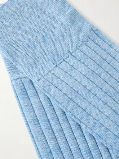 FALKE No 2 Ribbed Cashmere-Blend Socks - Men | Thumbnail 2 FALKE No 2 Ribbed Cashmere-Blend Socks - Men | Thumbnail 2