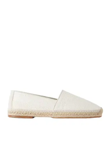 Brunello Cucinelli Leather-Trimmed Woven Raffia Espadrilles - Men | Thumbnail 1 Brunello Cucinelli Leather-Trimmed Woven Raffia Espadrilles - Men | Thumbnail 1