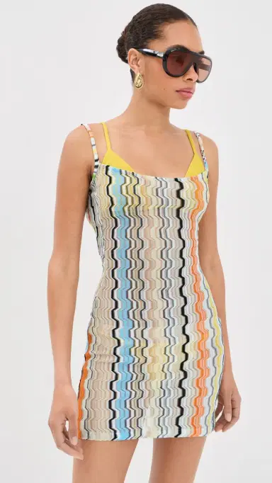 Missoni Short Coverup Dress SMSNP-Multi | Thumbnail 2 Missoni Short Coverup Dress SMSNP-Multi | Thumbnail 2