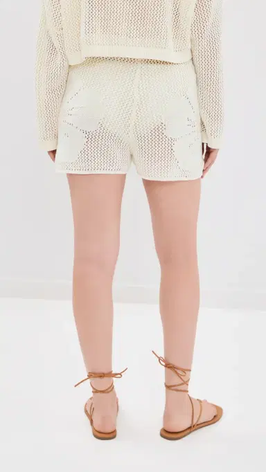 LSPACE Island Time Coverup Shorts Cream | Thumbnail 3 LSPACE Island Time Coverup Shorts Cream | Thumbnail 3