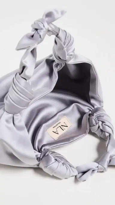 NLA Collection Knot Bag Silver One Size | Thumbnail 6 NLA Collection Knot Bag Silver One Size | Thumbnail 6