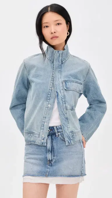 Nili Lotan arilou Denim Jacket Alice Wash | Thumbnail 2 Nili Lotan arilou Denim Jacket Alice Wash | Thumbnail 2