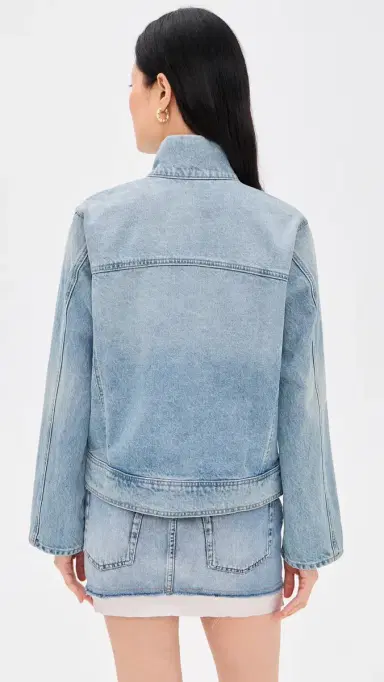 Nili Lotan arilou Denim Jacket Alice Wash | Thumbnail 3 Nili Lotan arilou Denim Jacket Alice Wash | Thumbnail 3