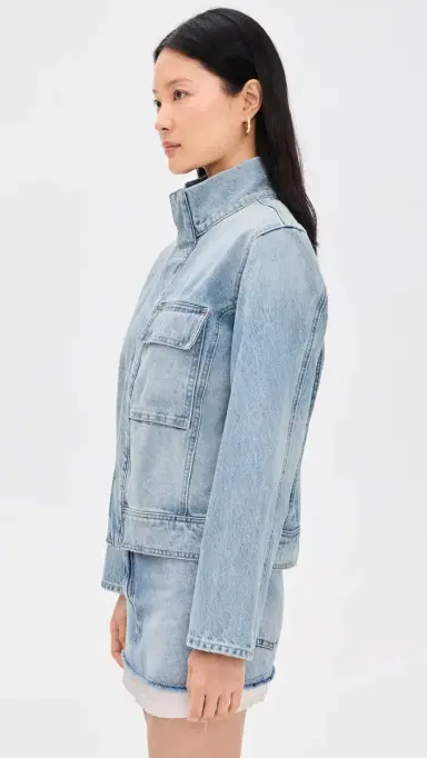 Nili Lotan arilou Denim Jacket Alice Wash | Thumbnail 4 Nili Lotan arilou Denim Jacket Alice Wash | Thumbnail 4
