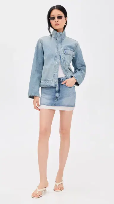 Nili Lotan arilou Denim Jacket Alice Wash | Thumbnail 5 Nili Lotan arilou Denim Jacket Alice Wash | Thumbnail 5