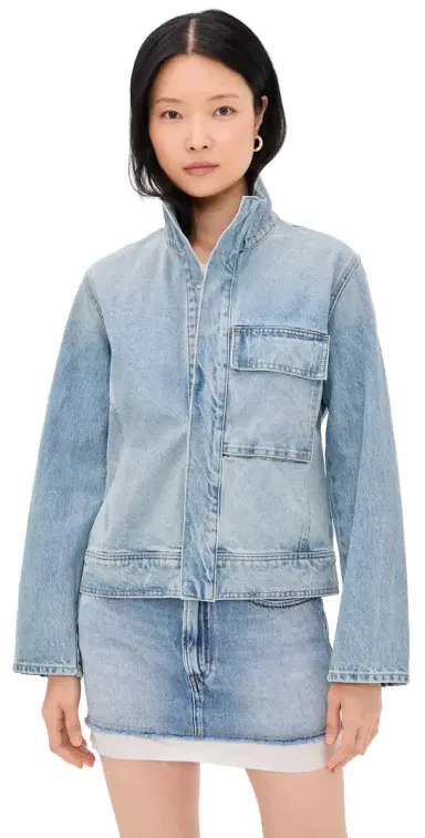 Nili Lotan arilou Denim Jacket Alice Wash | Thumbnail 1 Nili Lotan arilou Denim Jacket Alice Wash | Thumbnail 1