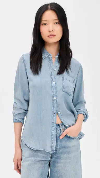RAILS Ingrid Shirt Med Vintage Cloud Wash | Thumbnail 2 RAILS Ingrid Shirt Med Vintage Cloud Wash | Thumbnail 2