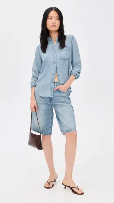 RAILS Ingrid Shirt Med Vintage Cloud Wash | Thumbnail 5 RAILS Ingrid Shirt Med Vintage Cloud Wash | Thumbnail 5
