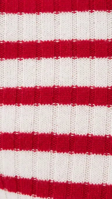 Nili Lotan Alita Cashmere Sweater /Red tripe | Thumbnail 6 Nili Lotan Alita Cashmere Sweater /Red tripe | Thumbnail 6