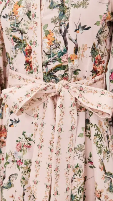 ALICE + OLIVIA Lucy Mini Shirt Dress Sunset Grove English Rose | Thumbnail 6 ALICE + OLIVIA Lucy Mini Shirt Dress Sunset Grove English Rose | Thumbnail 6