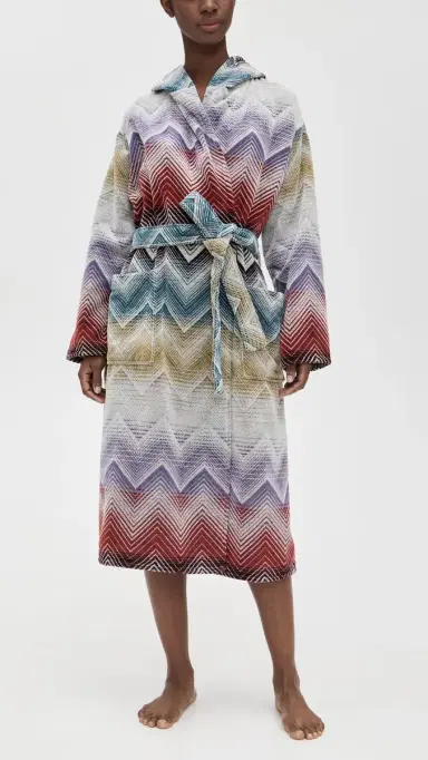 Missoni Marea Hooded Bathrobe ulticolor | Thumbnail 2 Missoni Marea Hooded Bathrobe ulticolor | Thumbnail 2