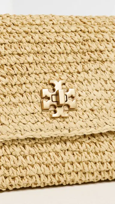 Tory Burch Kira Turnlock Woven Mini Bag Natural One Size | Thumbnail 5 Tory Burch Kira Turnlock Woven Mini Bag Natural One Size | Thumbnail 5