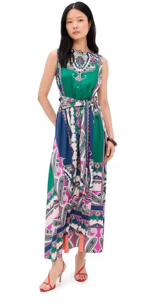Anabella Dress ulticolored Patchwork Scarf Anabella Dress ulticolored Patchwork Scarf