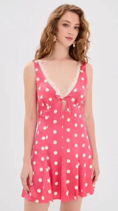 For Love & Lemons illian Mini Dress Pink | Thumbnail 2 For Love & Lemons illian Mini Dress Pink | Thumbnail 2