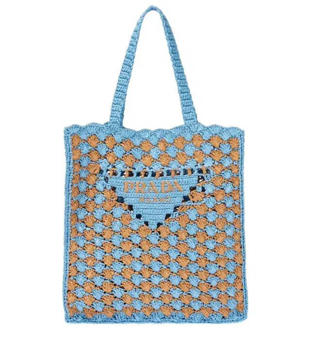 Logo crochet shopper Logo crochet shopper
