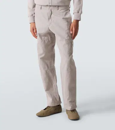 Stone Island Cotton and linen canvas cargo pants | Thumbnail 4 Stone Island Cotton and linen canvas cargo pants | Thumbnail 4